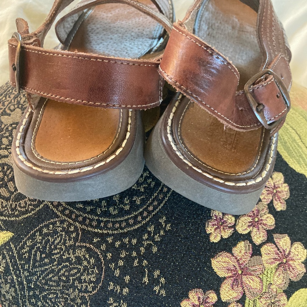 Handmade Mexican leather sandals - Picture 3 of 4